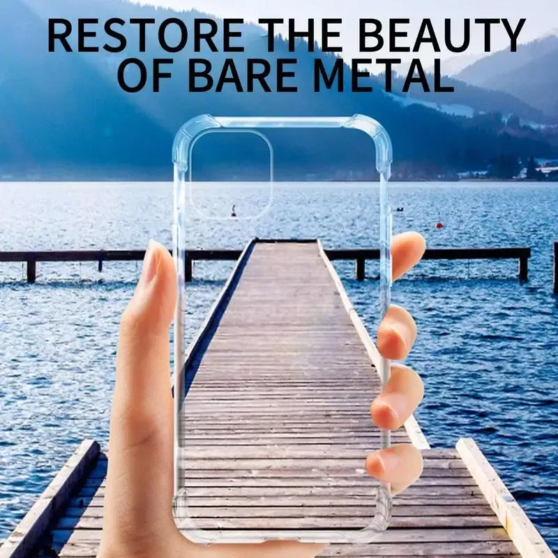 Color: WHITE, Ships From: CN - 1PC Soft TPU Phone Case For IPhone14 14 Pro 14 Max Transparent Shockproof Cover For IPhone14 Pro Max Transparent Cover Case