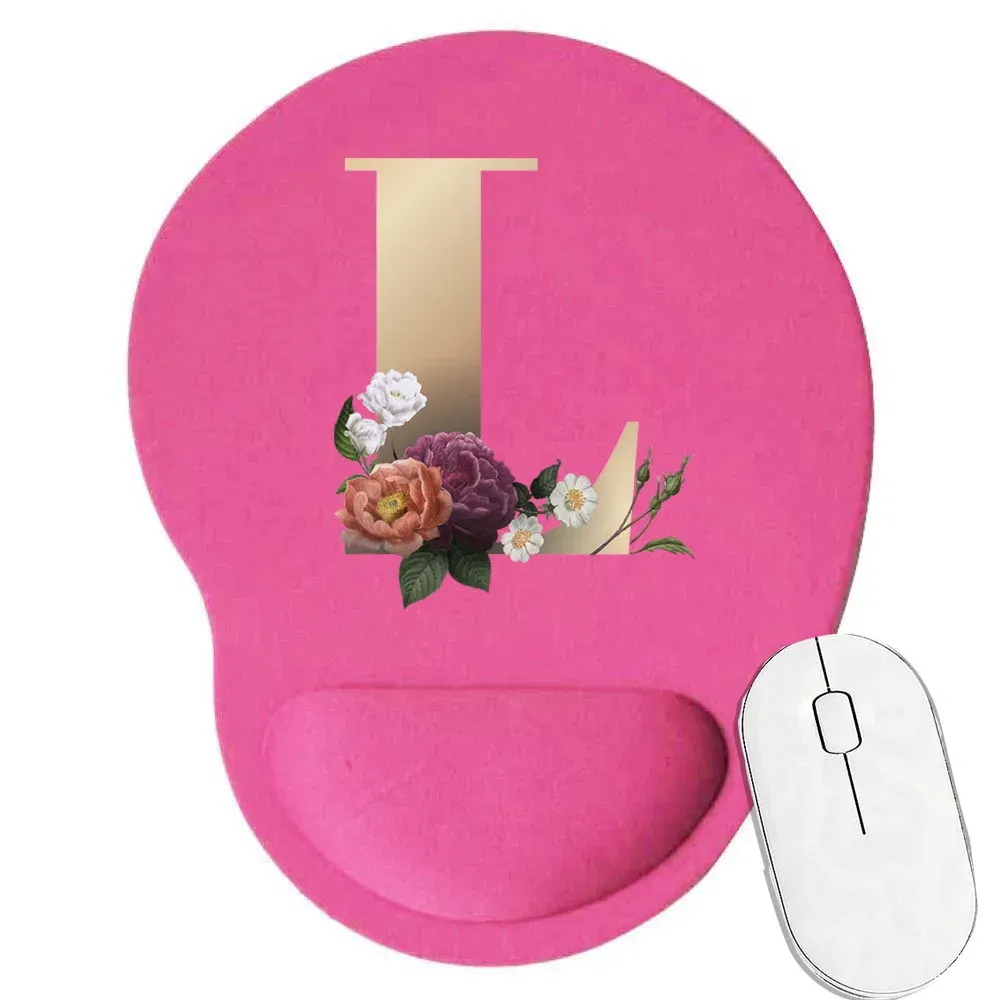 Color: dark blue - Mouse Pad Gaming MousePad Premium Mousepad Speed and Control Desk Pad Pink Mouse Mat High-Grade Desk Mat Gold Letter Series