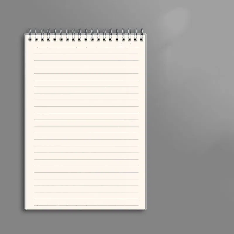 Color: WHITE, Size: B5 - A4 A5 B5 Spiral book coil Notebook To-Do Lined DOT Blank Grid Paper Journal Diary Sketchbook For School Supplies Stationery