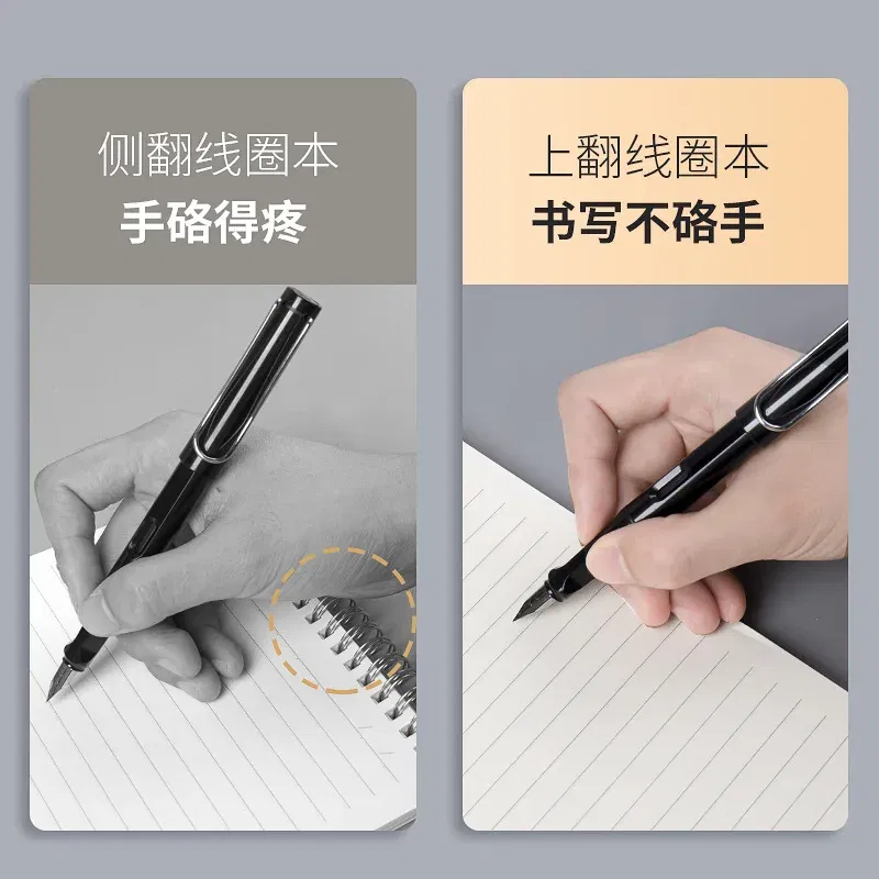 Color: WHITE, Size: B5 - A4 A5 B5 Spiral book coil Notebook To-Do Lined DOT Blank Grid Paper Journal Diary Sketchbook For School Supplies Stationery