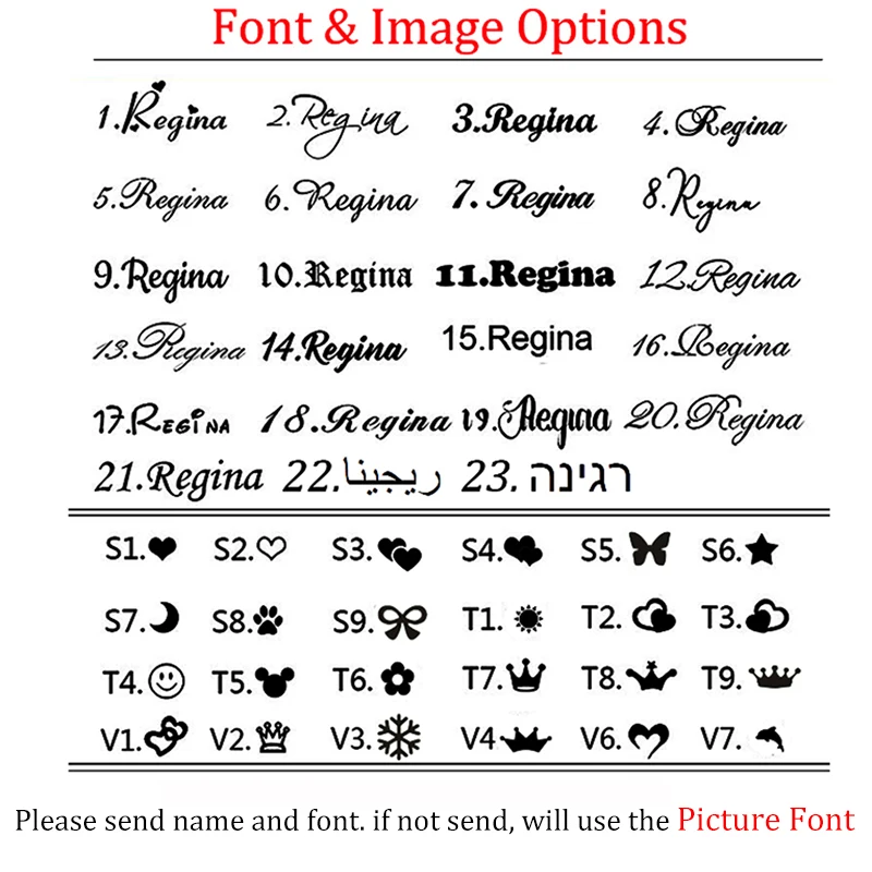 Metal Color: Rhodium Plated, Length: 45cm - Auxauxme Custom Crystal Zircon Name Necklace for Women Stainless Steel Personalized Nameplate Golden Pendant Choker Jewelry Gift