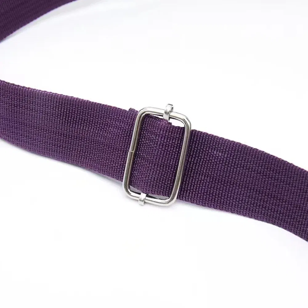 Color: Light Grey - Purple One Shoulder Crossbody Bag Portable Commuting Large Capacity Simplicity Storage Bag Garland Letter Series Print Pattern