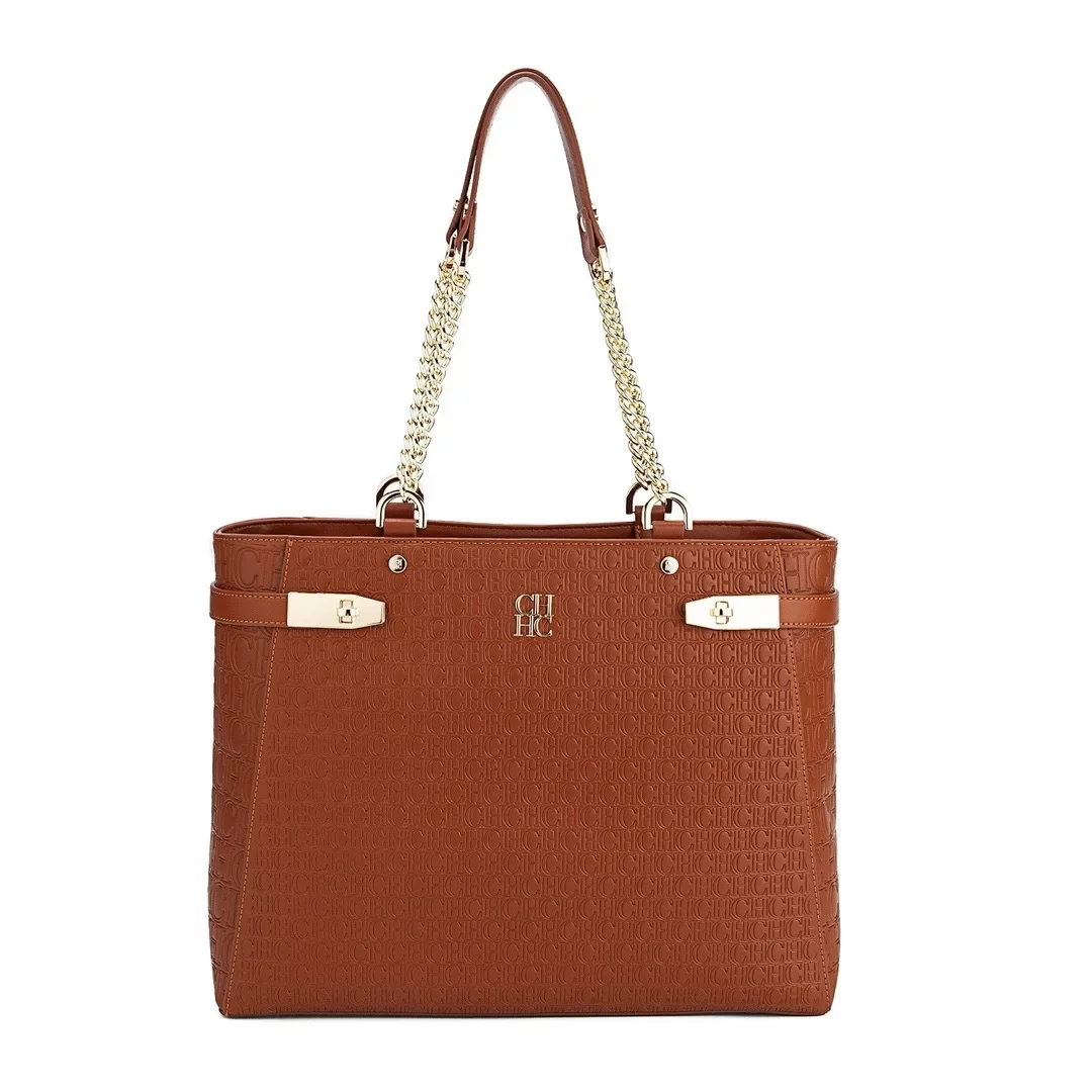 Color: Blue - 2025 Women Shopper Tote Bag Featuring Fashionable Solid Color Commuter Design And Letter Logo Luxury