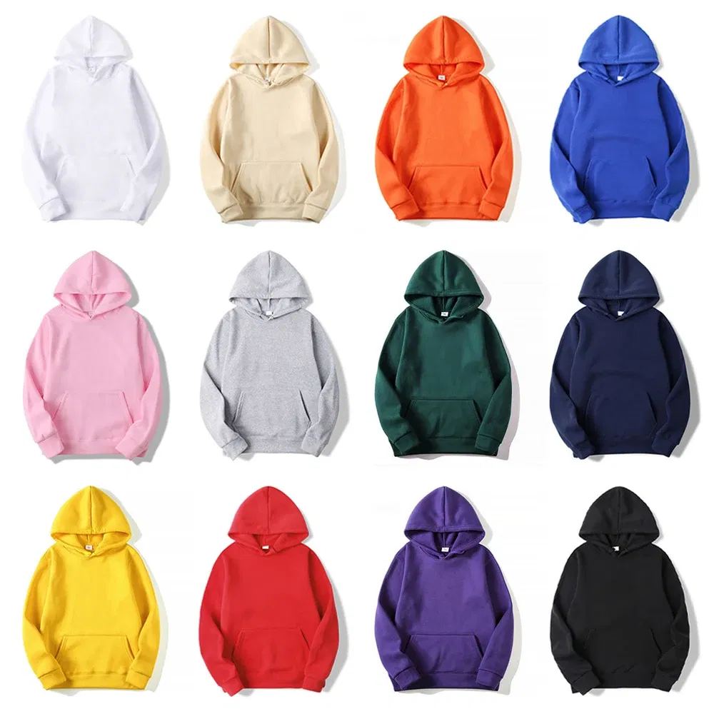 Color: black, Size: L - Blank Fleece Fashion Hoodies Men Pull Over Wholesale Hooded Sweatshirt Unisex Cheap Solid Hoodie In Bulk Sudaderas Con Capucha