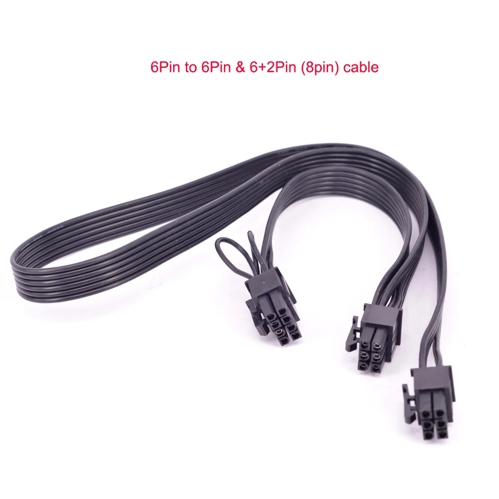 Color: black, Cable length: Other - For Cooler Master V Series V850 V1000 V1200 ATX 24 Pin CPU PCI-e 6 6+2 8 Pin Peripheral 4 Pin SATA Power Supply Cable