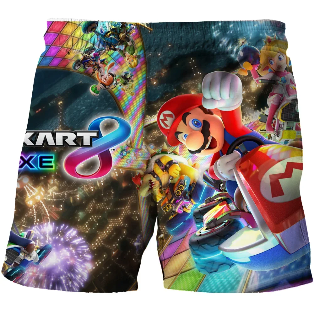 Color: Silver, Kid Size: 6 - Super Marios Children's Swimming Pants Boys' Swimming Pants Children's Swimming Pants Beach Shorts Boys' Swimming Suits Children