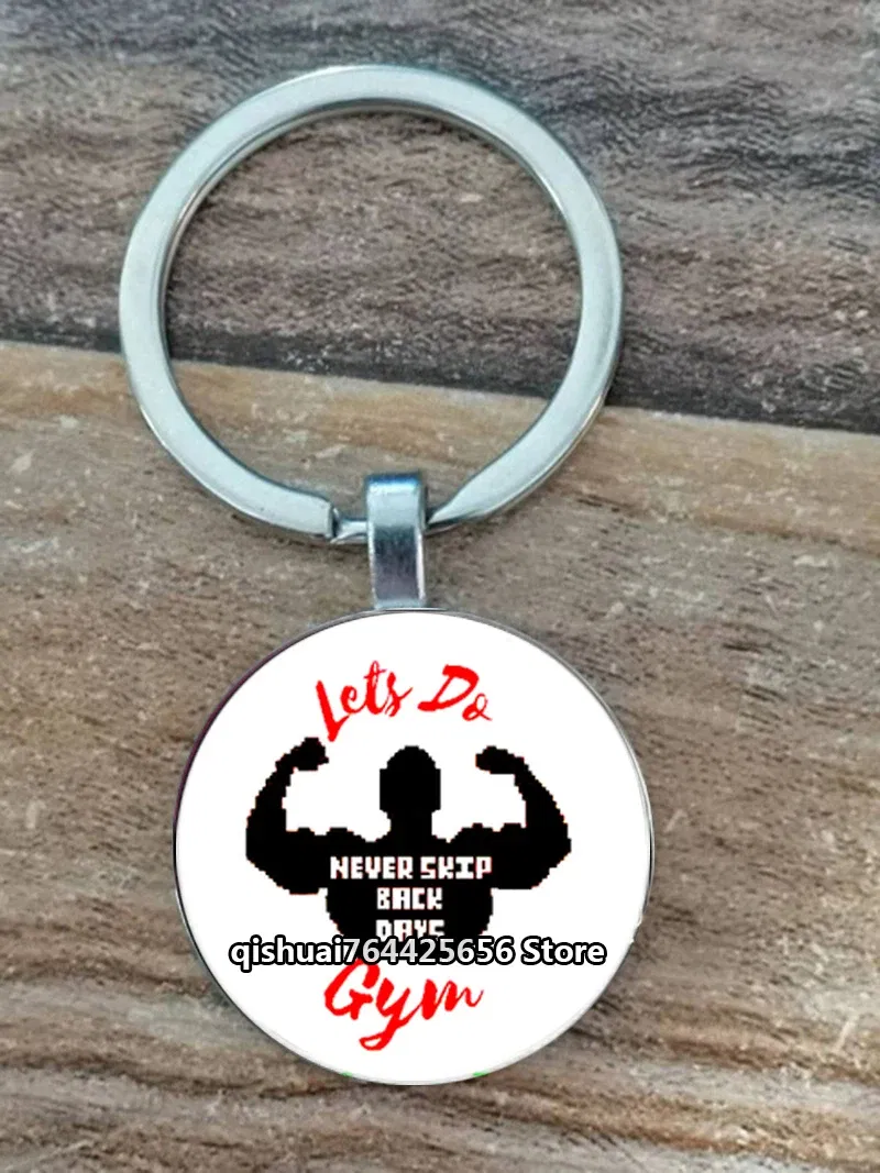 Color: Red - Gym Keyring Keychain Suitable For Bodybuilding Athletes Heavy Men Boys Bodybuilding Sports Unisex Men Tactical Rock Keyring Keyc