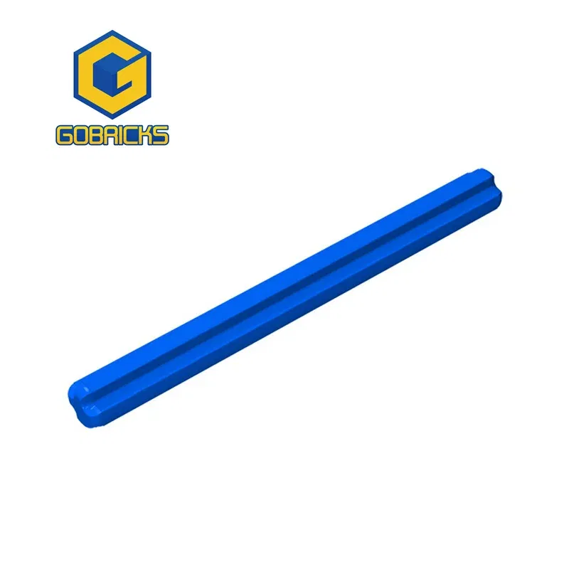 Color: Silver - Gobricks 10pcs Assembles Particles 3706 1x6 For Building Blocks Parts DIY electric Educational Bricks Bulk Model gift Toys