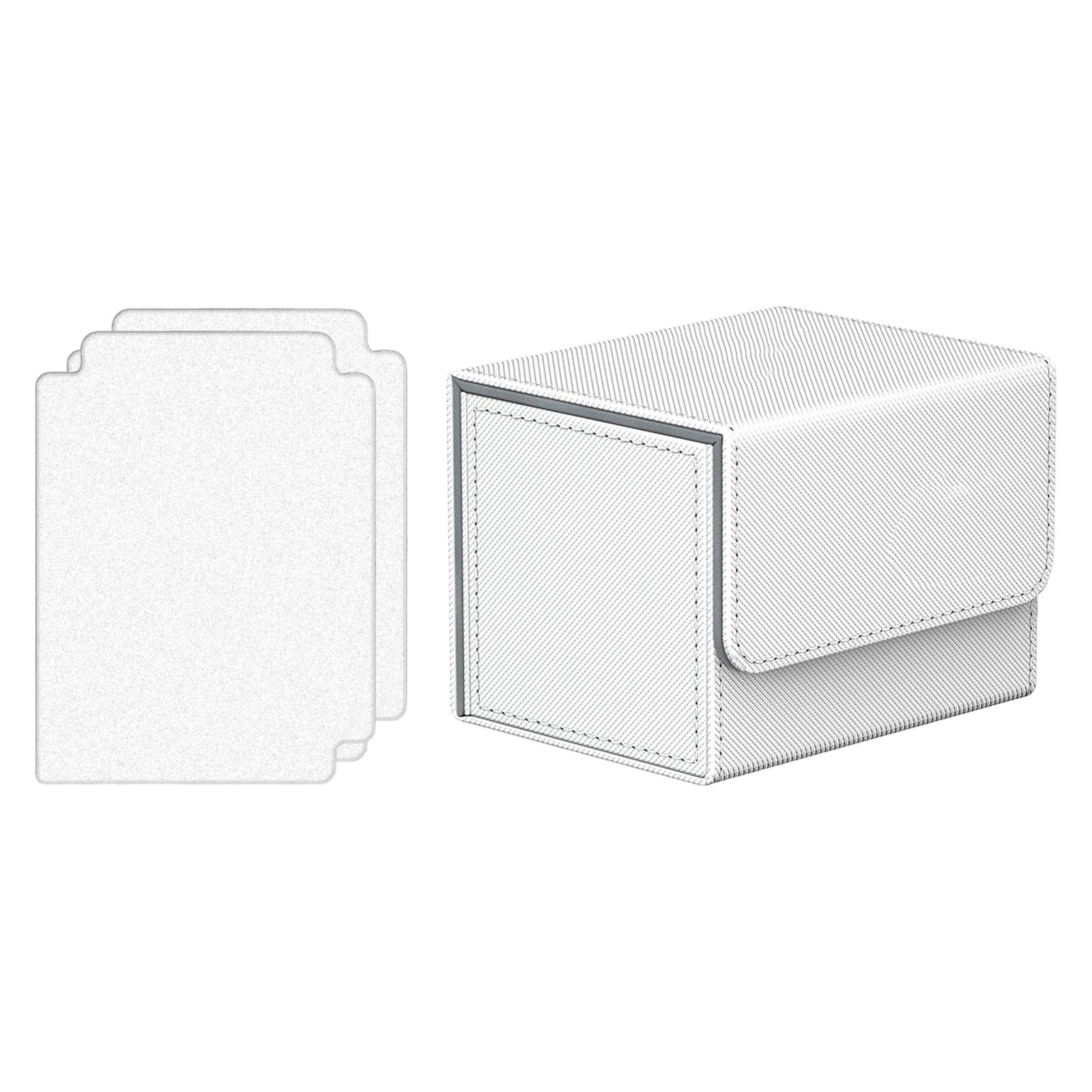 Color: PURPLE - Card Deck Box Collectible Cards Container with Magnetic Closure Card Deck Storage Box for Sports Cards Trading Card Games