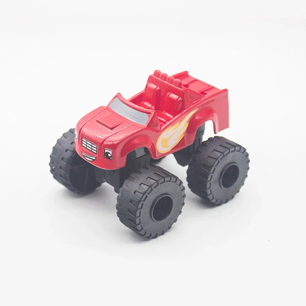 Color: Gold - Flame and machine monster Car toys Russian Crusher Truck Vehicles Figure Blaze Toy blaze the monster machines birthday Gifts