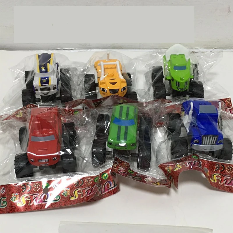 Color: Gold - Flame and machine monster Car toys Russian Crusher Truck Vehicles Figure Blaze Toy blaze the monster machines birthday Gifts