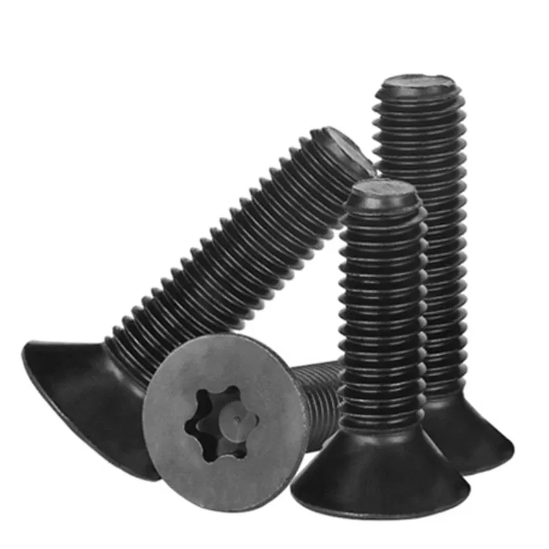 Size: M4.2, Length: 8mm - 10pcs/lot Flat Countersunk Screw Six Lobe Bolt Machine screw M2 M2.5 M3 M4 M5 M6 M8 M10 Black 304 Stainless Steel Torx Head