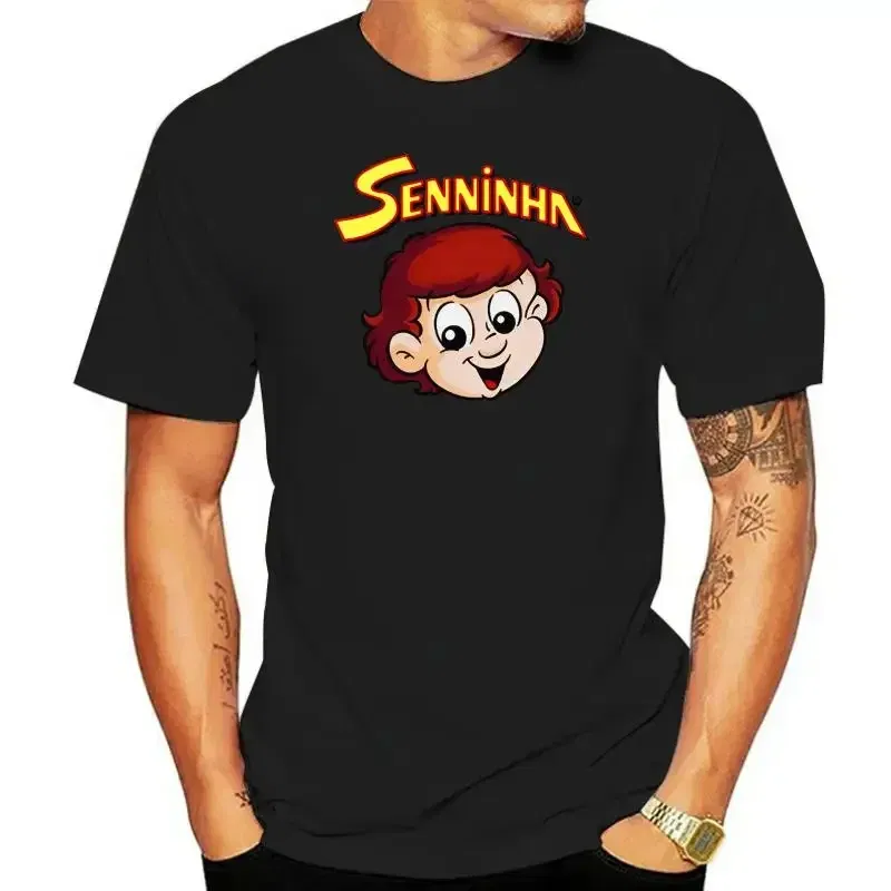 Color: black, Size: XXL - ayrton senna senninha Short Sleeve Hip Hop Tee T-Shirt top tee Men T Shirt Cotton Print Shirts
