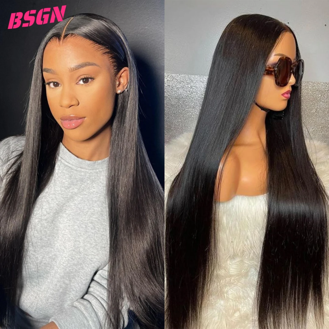 Color: T1B/613, Stretched Length: 24inches, Density: 240%, Lace Size: 13x4 - 26 28 30 180%straight hd lace frontal human hair wigs 13x4 HD Lace Frontal Human Hair Wigs For Women? 100% human hair pre-cut wig