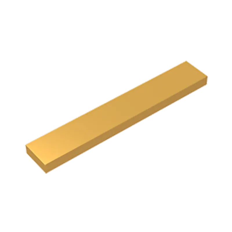 Color: Dark Orange - Gobricks GDS-564 Tile 1 x 6 compatible with lego 6636 pieces of children's toys Building Blocks Technical