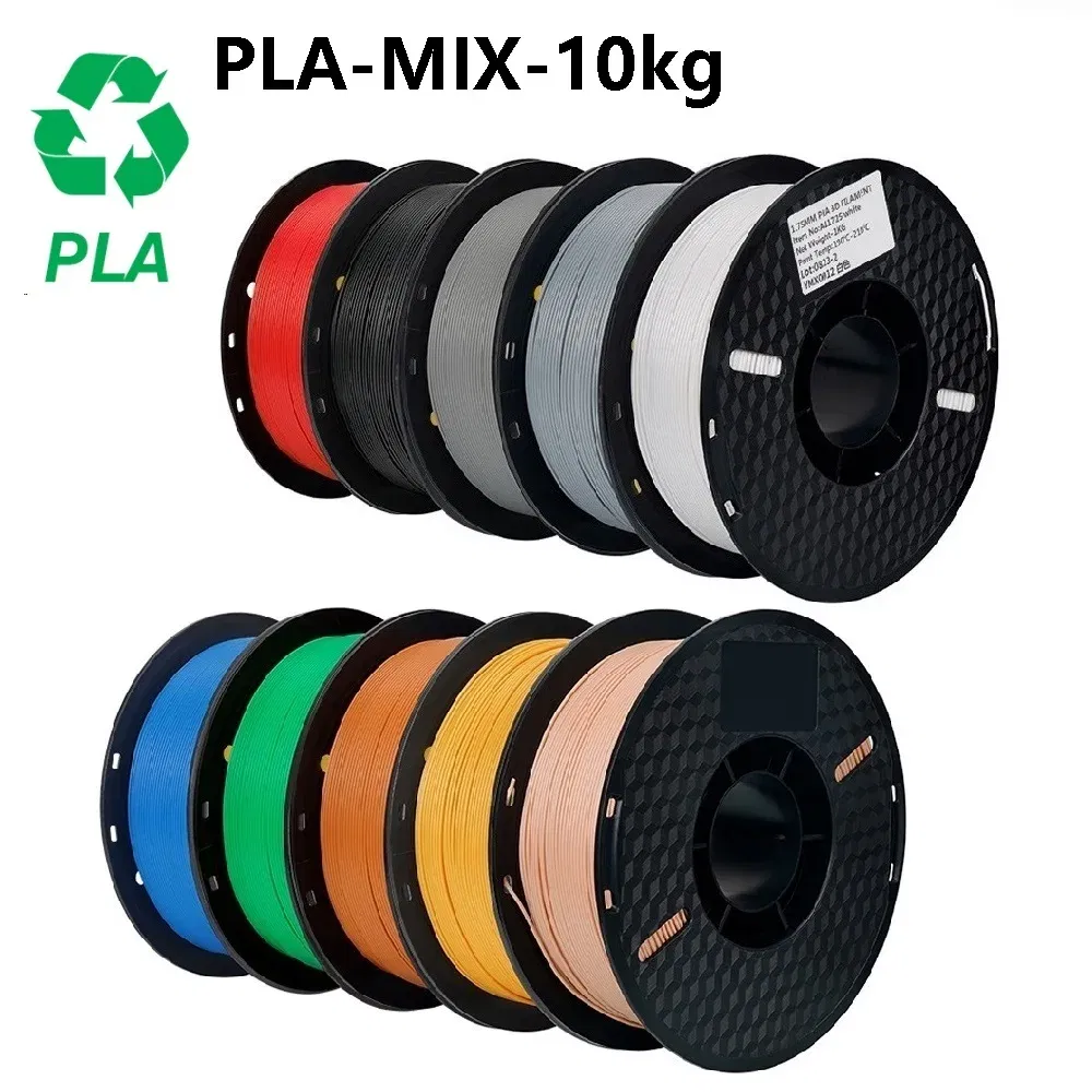 Color: Natural, Ships From: CHINA - Top 3D Printer 10KG PLA PETG ABS Filament 3D Printing Plastic Material 1.75mm 100% No Bubble Spool