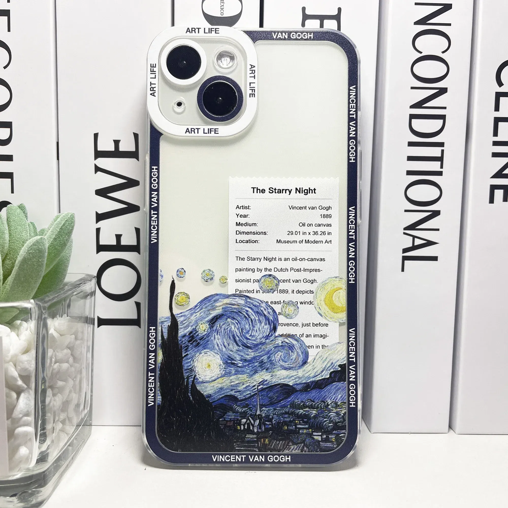 Color: Clear, Material: Vinyl - Van Gogh Sunflowers The Starry Night Art Aesthetic Phone Case For Samsung Galaxy S10 S20 S21 S22 S23 S24 FE Plus Ultra Note 20