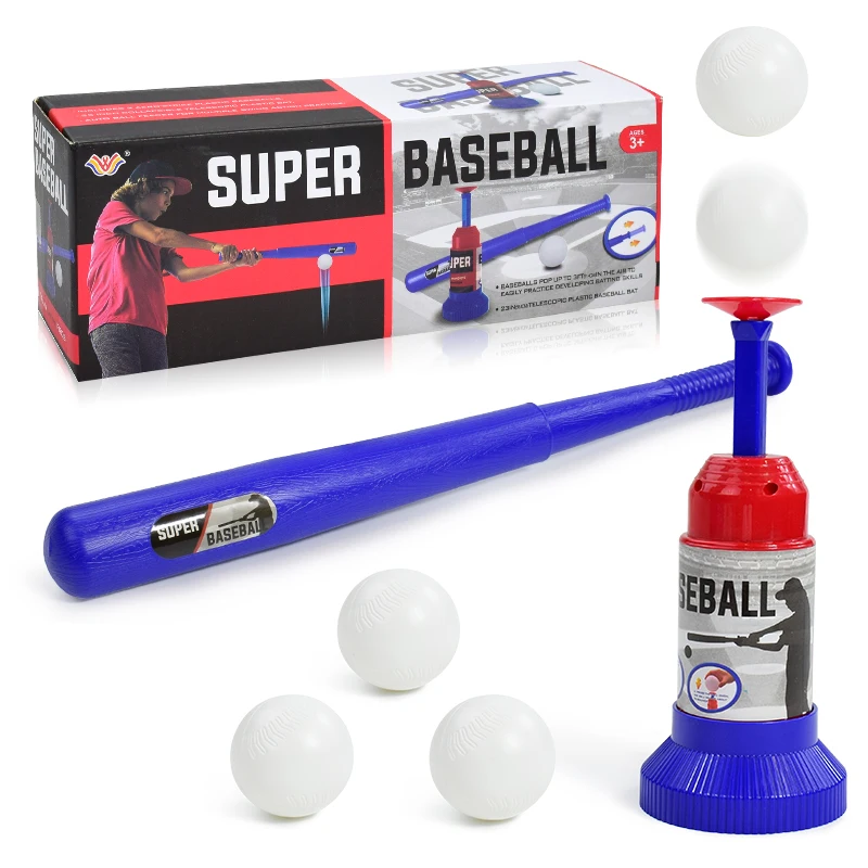 Color: WHITE - Children Baseball Ball Toys Games for 3+Year,Adjustable Automatic Pitching Baseball Machine Toy Sets for Kids Outdoor Toys Gift