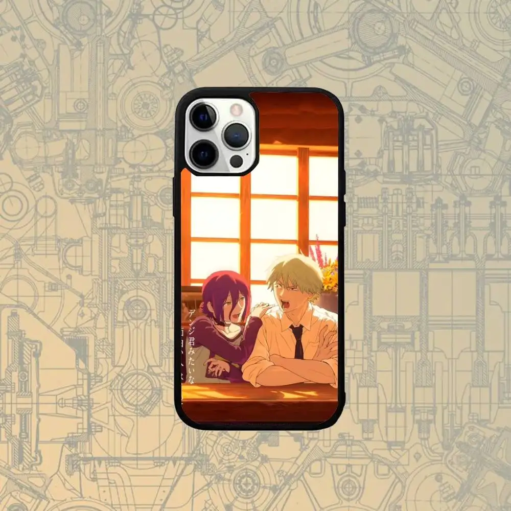 Color: Beige, Material: Vinyl - C-Chainsawman Reze Arc Movie Phone Case For IPhone 17,16,15,Pro,Max,Air,14,Plus,13,12,11 Magesafe Wireless Charge Cover