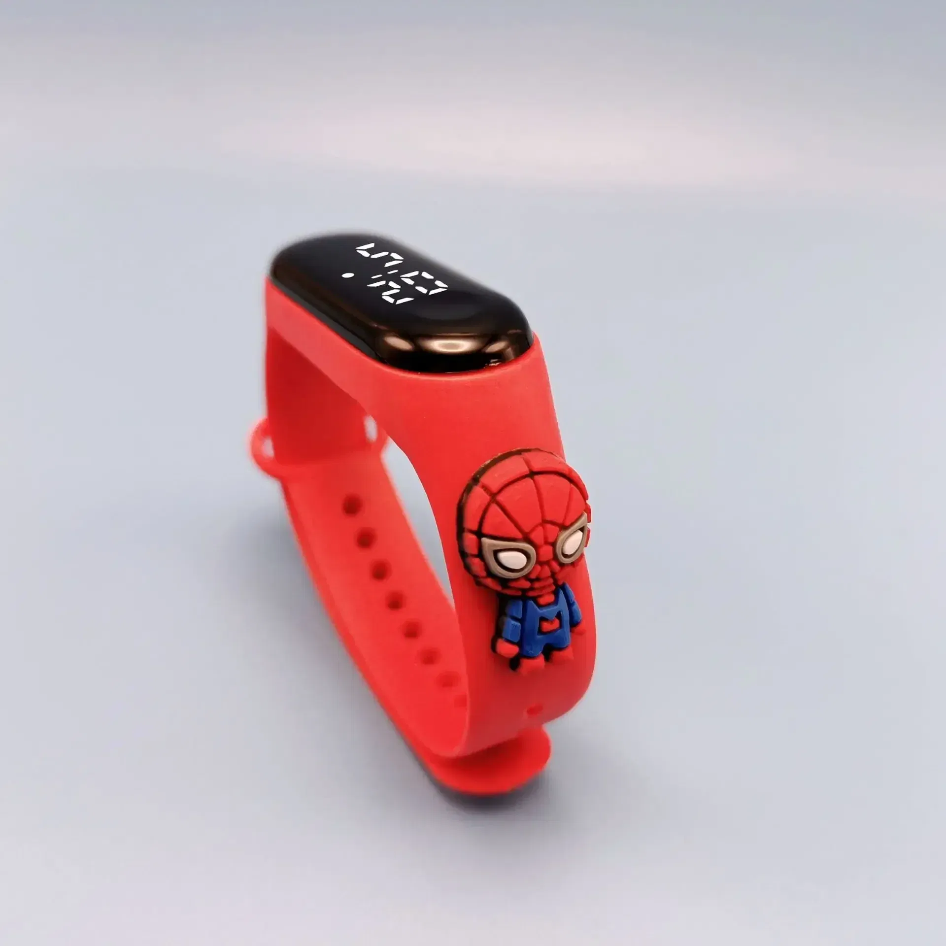 Color: SKY BLUE - Disney Stitch LED Waterproof Kids Digital Watch Spiderman Hulk Children Watch Sports Touch Electronic Kids Gifts