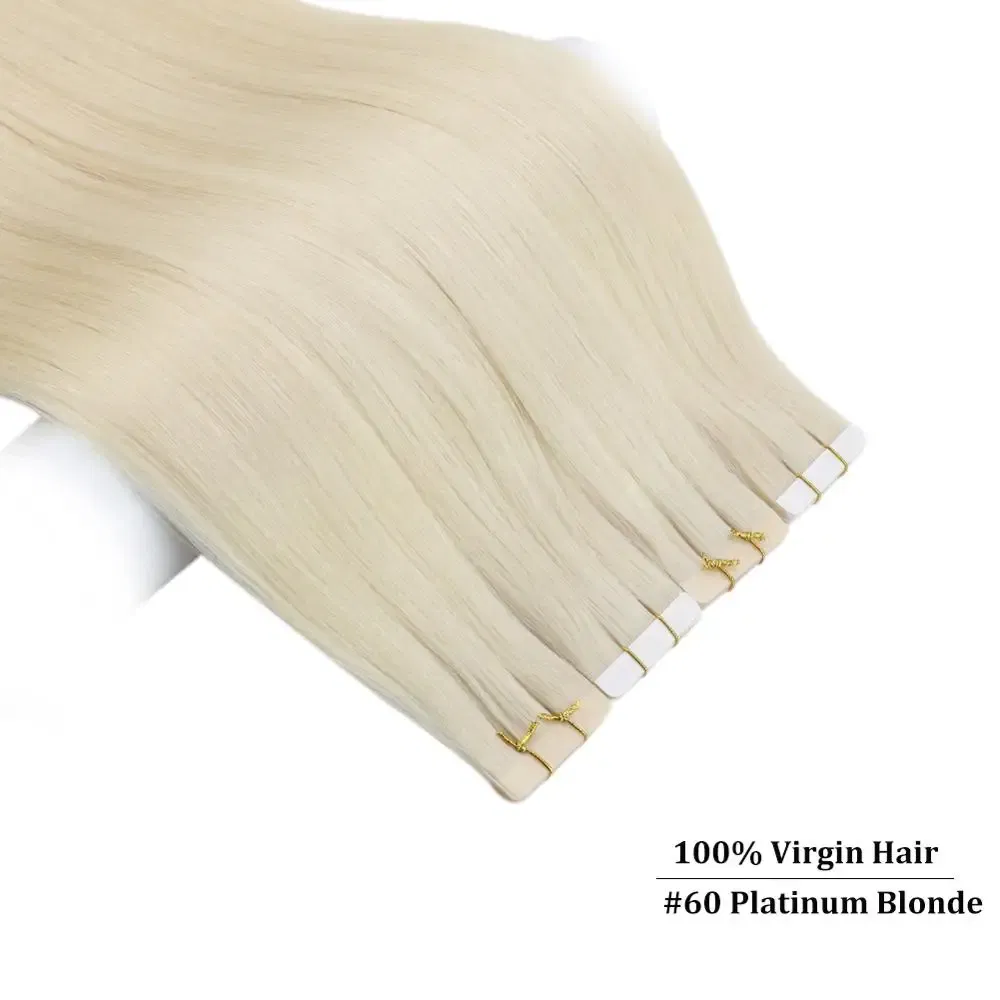 Color: P4/8/18, Items per Package: 10 pcs, Length: 14 inches, Life Span: 12 months - [Last 12 Months] Ugeat Tape in Hair Extensions Virgin Human Hair 10A Grade Tape in Extensions  Human Hair
