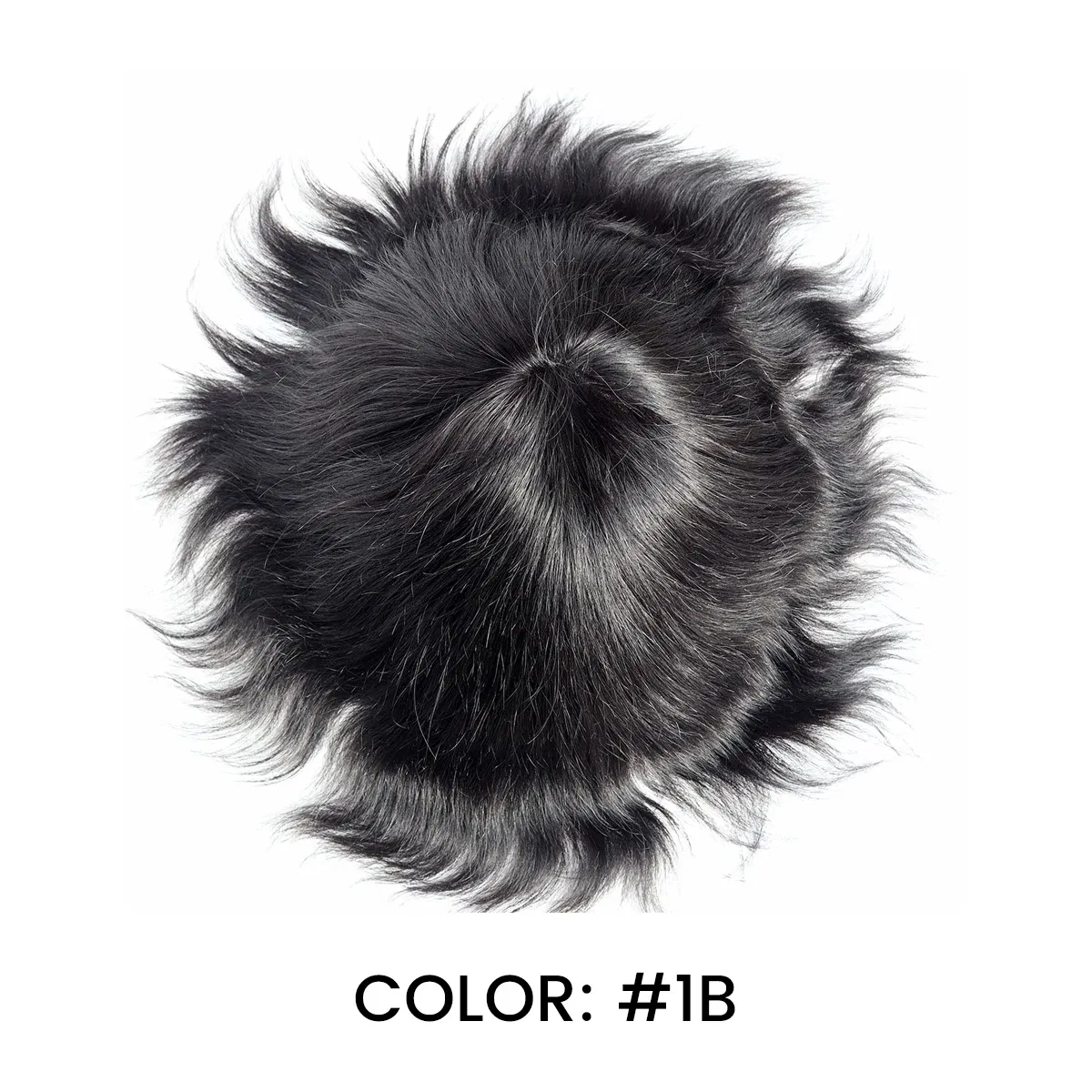 Toupee Color: 1b#, Toupee Density: 130%, Length: 8 inches, Ships From: CN, Toupee Size: 6x8, Toupee Design: free - Hywel 6 Inches Fine Mono Men Toupee Hair Men's Capillary Prosthesis Men's Wigs Replacement System Hair Natural Black Hair Units