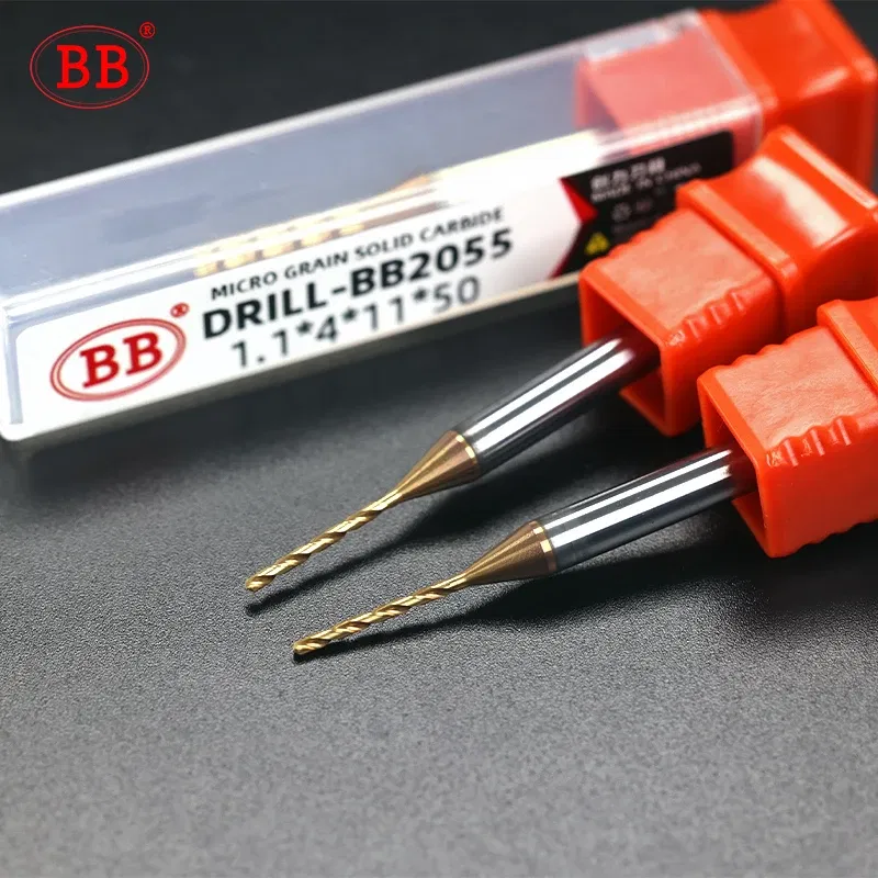Hole Diameter: 12.1mm - BB 0.3~2.02mm Micro Drill Solid Carbide Bit Mini CNC Hole Making 3D Shank Diameter 4mm D4 Metal Steel Plastic 1PCS