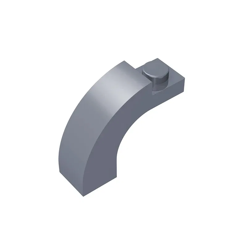 Color: Dark Orange - MOC PARTS GDS-719 BRICK W. BOW 1X1X2 compatible with lego 6005 92903 children's toys Assembles Building Blocks Technical