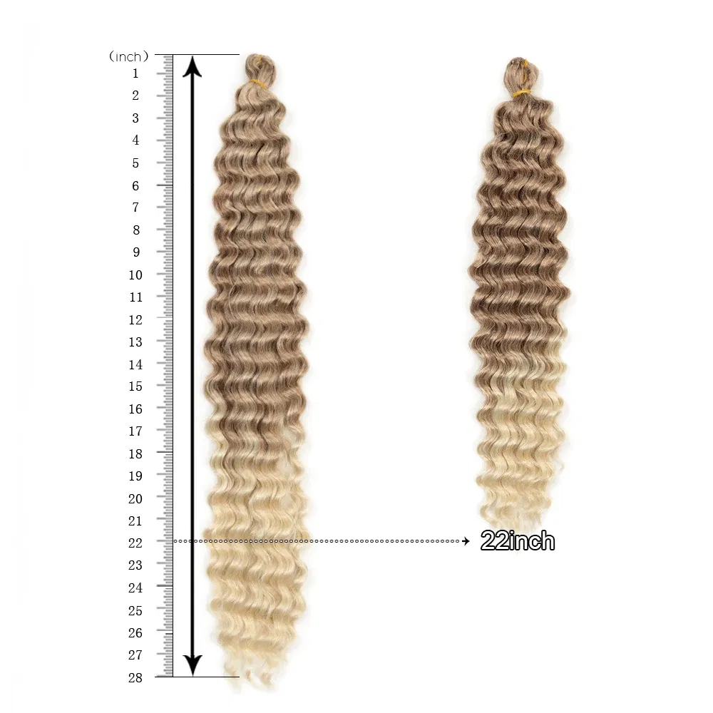 Color: M#33, Ships From: CN, Stretched Length: 28inches, Bulk Buy: 1Pcs/Lot - 22-28 Inch Freetress Deep Twist Crochet Hair Natural Synthetic Braids Hair Ombre Crochet Braiding Hair Extensions Hair Expo City