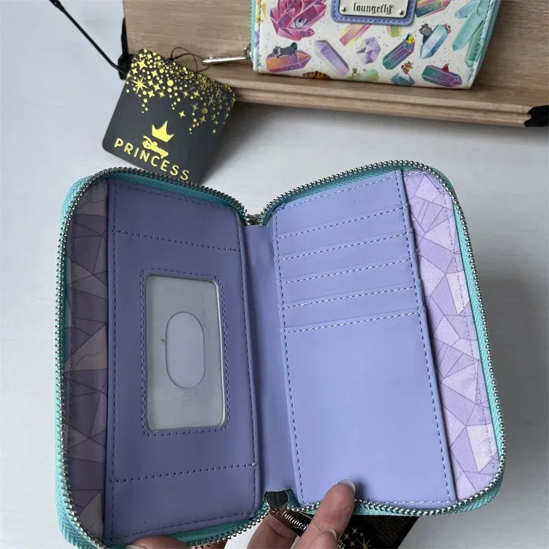 Color: light brown - Disney Tinker Bell Women Double Strap Shoulder Bag Purse Cute Disney Princess Belle PU Leather Mickey Ariel Backpack