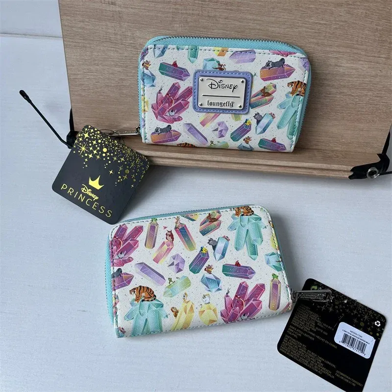 Color: light brown - Disney Tinker Bell Women Double Strap Shoulder Bag Purse Cute Disney Princess Belle PU Leather Mickey Ariel Backpack