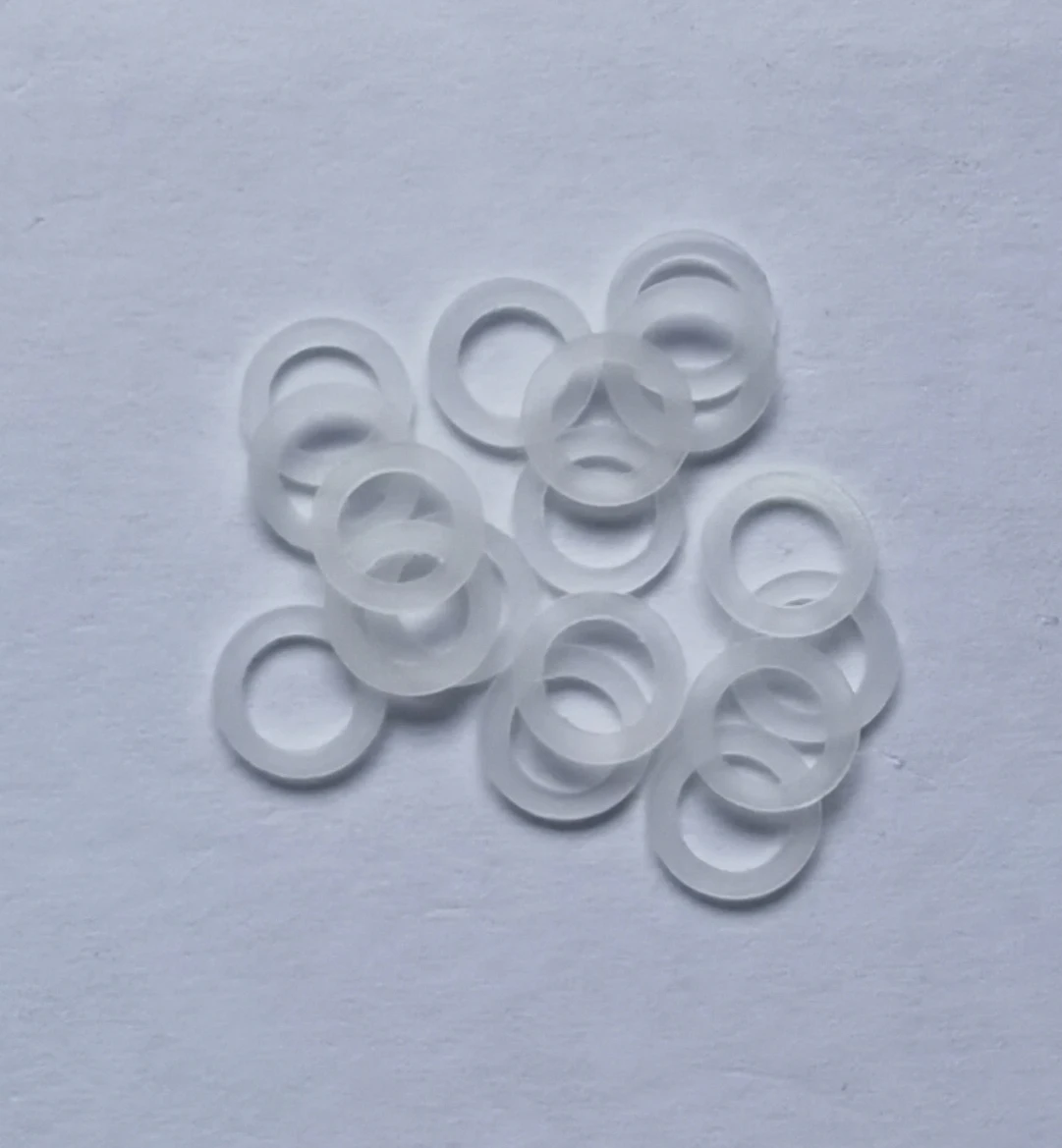 Size: S - 6*4mm 7*4mm 7*5mm pet hair Scissors parts pvc washers