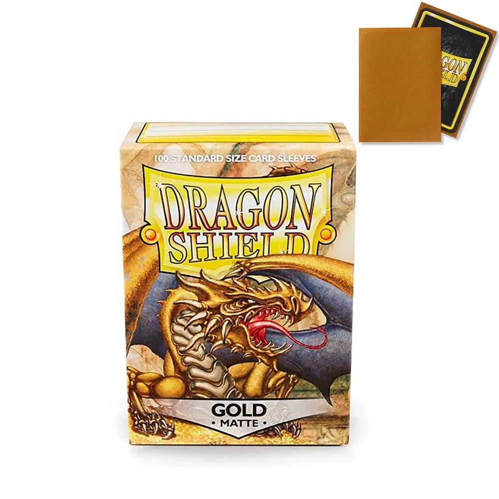 Color: two - 100 PCS/BOX 66x91mm Standard Size Demark Dragon Shield Matte Card Sleeves for MTG/PKM/YGO/TCG Board Game Cards Slevees