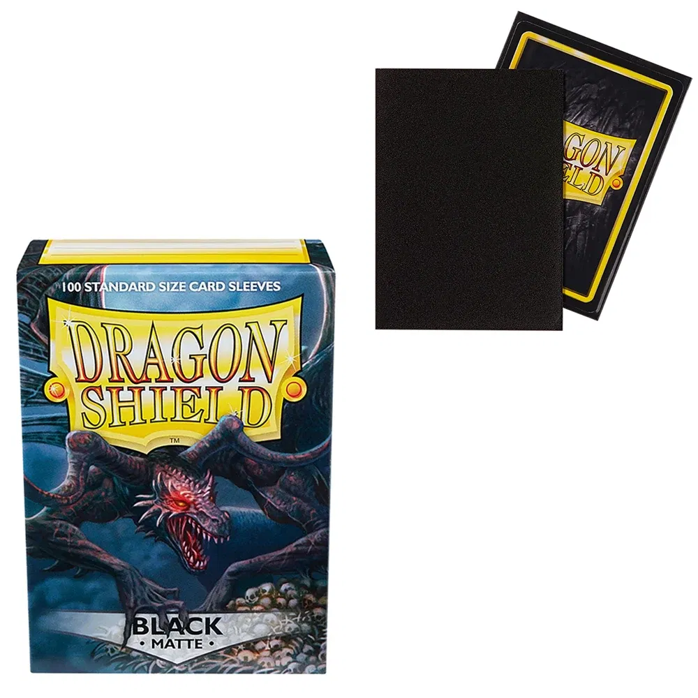 Color: two - 100 PCS/BOX 66x91mm Standard Size Demark Dragon Shield Matte Card Sleeves for MTG/PKM/YGO/TCG Board Game Cards Slevees