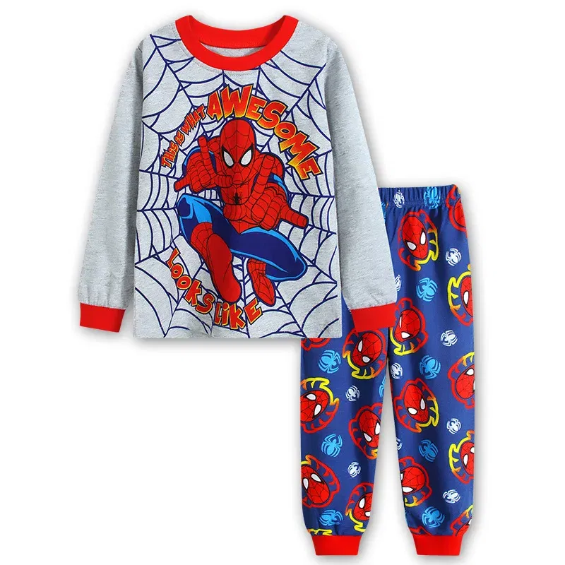 Color: SKY BLUE, Kid Size: 4T - kids pajamas set baby pijama boys animal sleepwear girls cute soft nightwear children clothing homewear