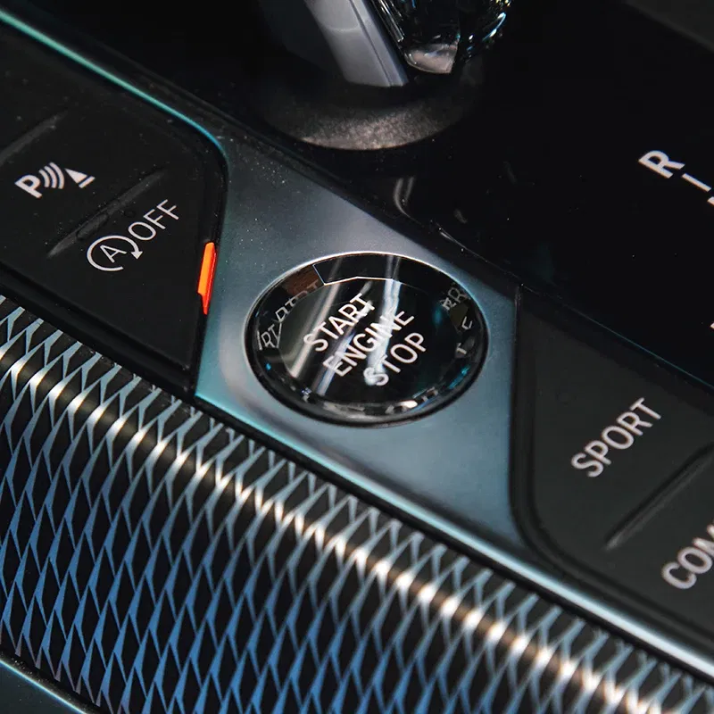 Color Name: Gold - Crystal Gear Shift Lever Knob Set for BMW  X5 Series G05 E70 F15  X6 Series G06 E71 F16 X7 G07 3 Series G20 X3 G01 X4 G02