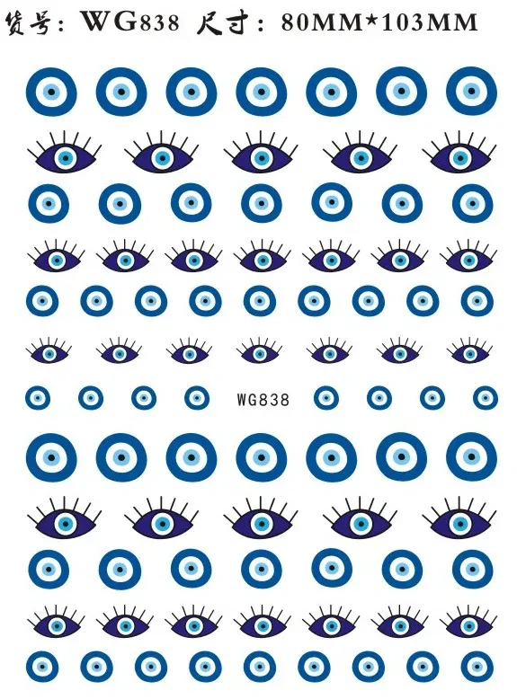 Color: Lavender - 1Pc Christmas Stickers Santa Claus Snowflake Decals Catoon Image Muti- Pattern New Year Halloween Nail Art Stickers for Manicure