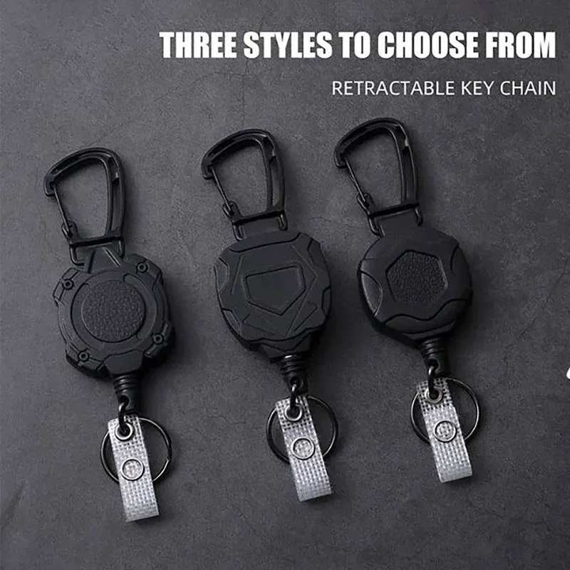 Color: WHITE - ID Card Holder Bus Card Cover Case Badge Reel Clip Badge Clip Heavy Duty Badge Clip Retractable Badge Holder ID Badge Holder