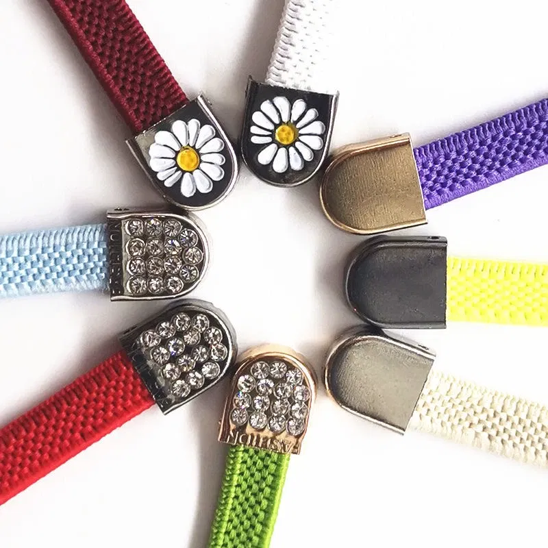 Color: Gold, Ships From: CHINA - No Tie Shoelace Buckle Shoelaces Metal Buckle for Men Women Kids Sneakers Aluminum Capsules Lock Kits Shoe Laces Accessories 4ps