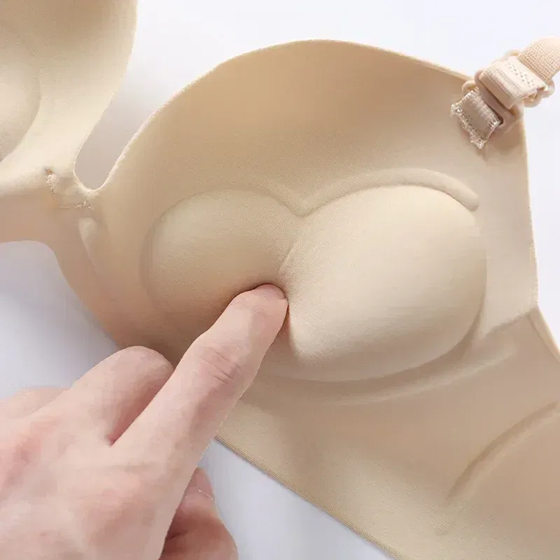 Color: black, Bands Size: 38, Cup Size: A - Women Seamless Bra Sexy Push Up Bralette No Wire Girls Students Breathable Lingerie Fashion 3/4 Cup Wireless Female Lingerie