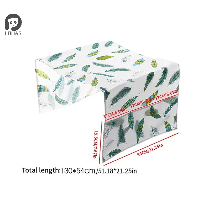 Color: light yellow - Refrigerator Dust Cover With Storage Bag Washable Multi-purpose Household Washing Machine Cabinet Dust Protection Cover