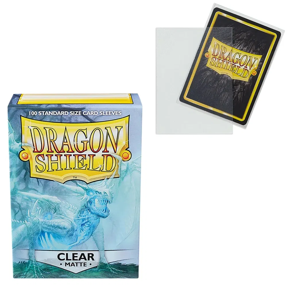 Color: four - 100 PCS/BOX 66x91mm Standard Size Demark Dragon Shield Matte Card Sleeves for MTG/PKM/YGO/TCG Board Game Cards Slevees