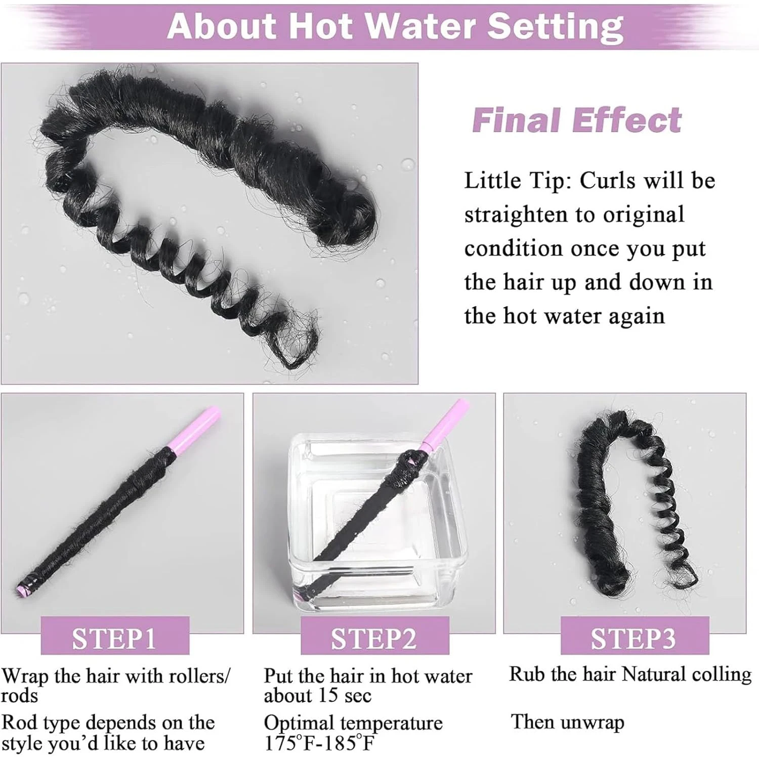 Color: P18/613, Stretched Length: 26inches, Bulk Buy: 3Pcs/Lot - Kanekalon 26inch Hot Water Set Pre Stretched Jumbo Braiding Hair Box Twist Braids Synthetic Hair Extensions For Women Soft Yaki