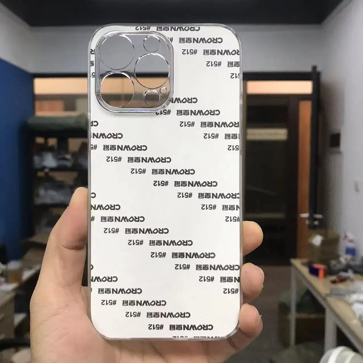 Color: black, Material: aluminum - 5pcs  plastic Sublimation Blank Cover Case For iPhone 16 15 14 13 12 11 12 Pro Max With Aluminium Plate