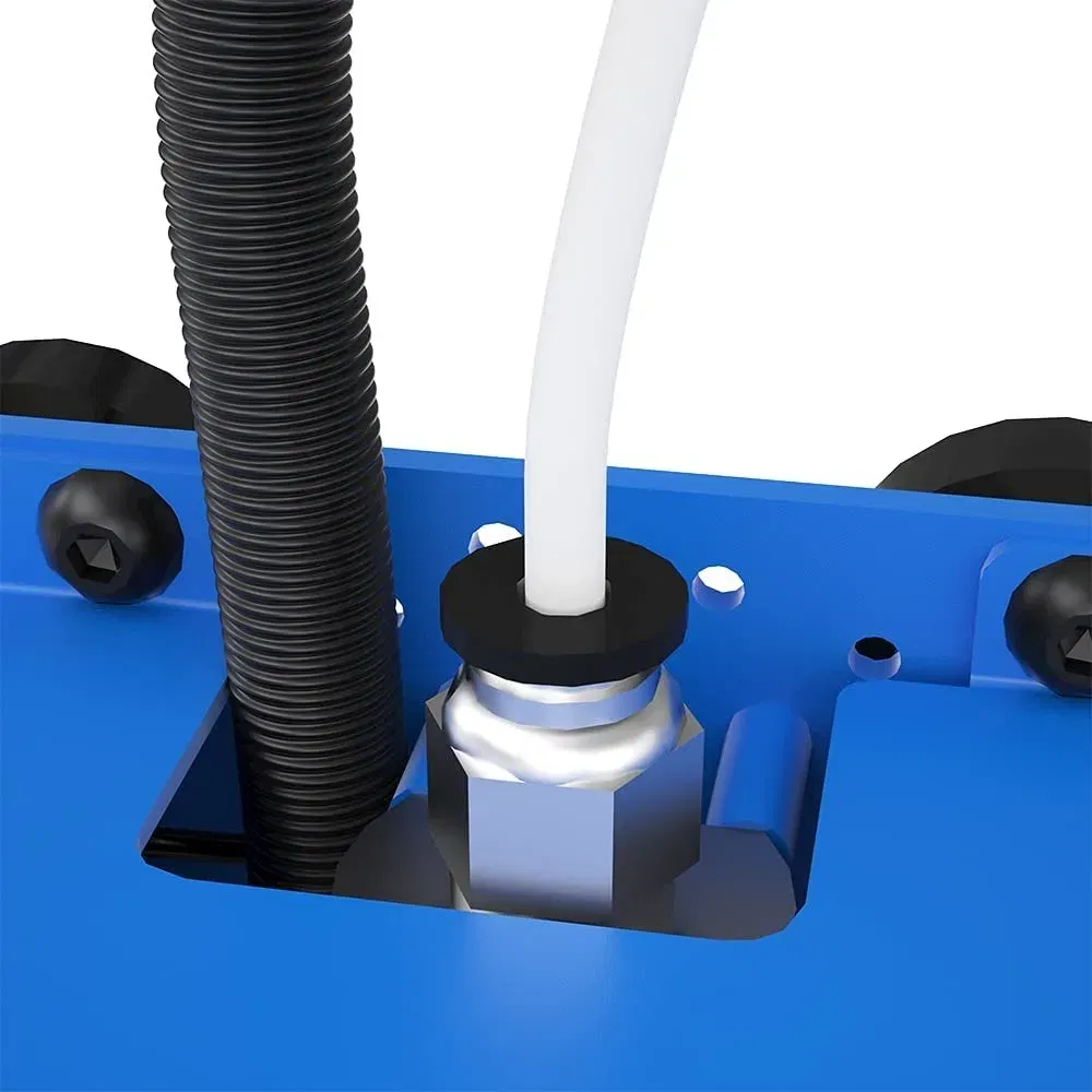 Color: Blue - Creality 1M 2M 3D Printer PTFE Tube Bowden Tubing Upgrades with 8x PC4-M6/PC4-M10 3D Printer Bowden Tube  for 1.75mm Filament