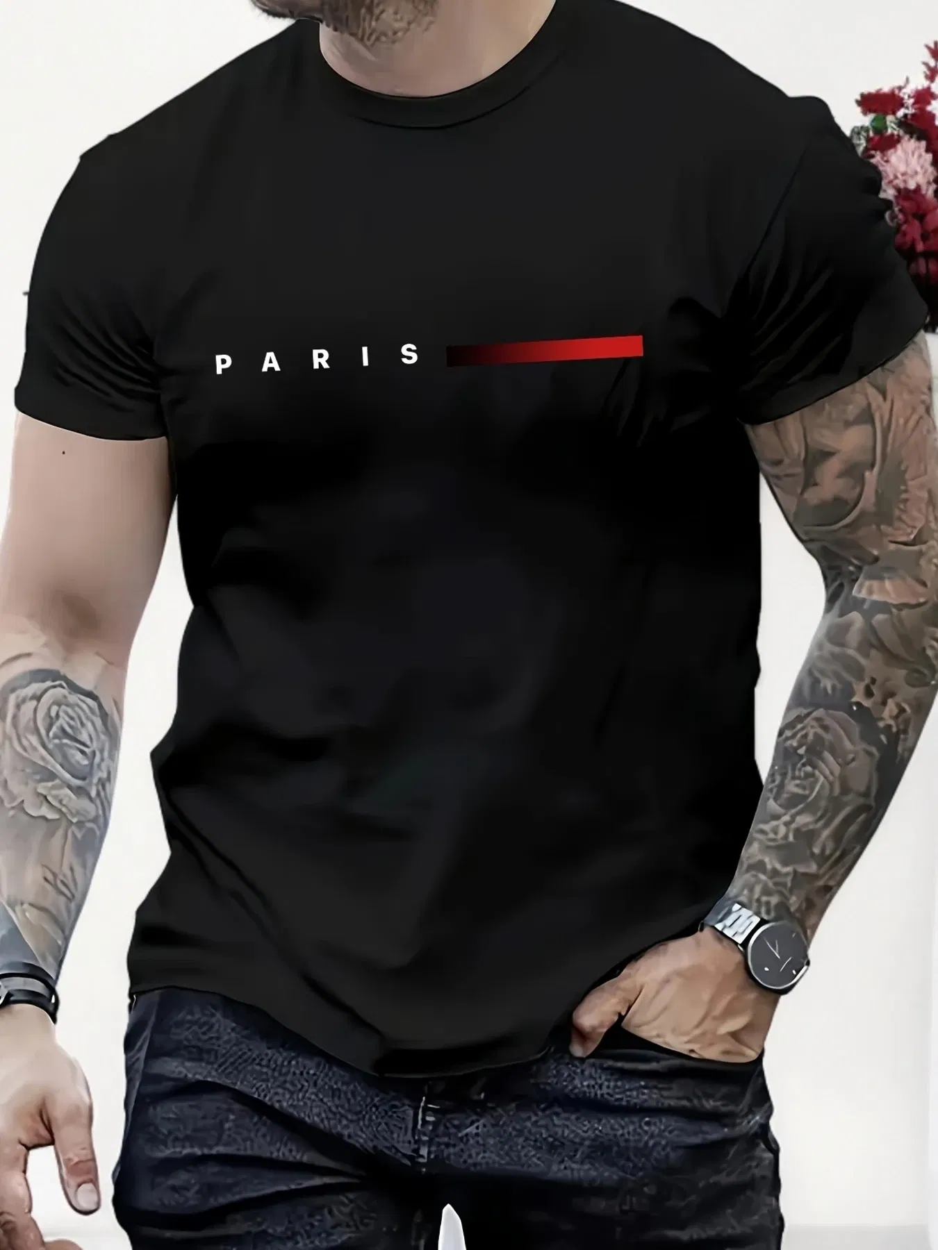 Color: GRAY, Size: L - Men T-shirts 2023 Summer Streetwear High Street Gothic Skull Tshirt Loose Oversized Short-sleeved T shirt Dark Anime Men Y2k Top