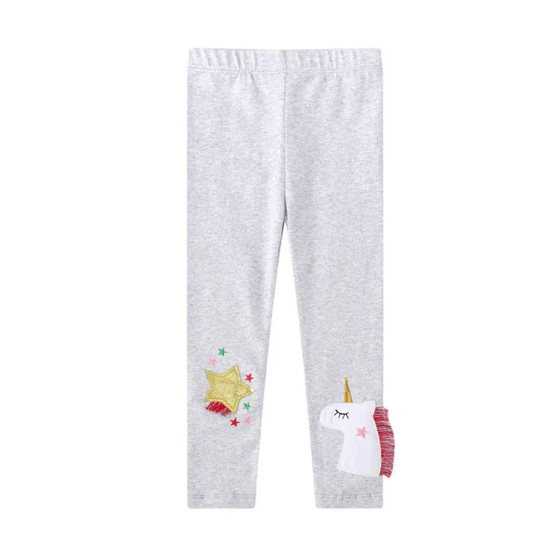 Color: Dark Grey, Kid Size: 5T - Jumping Meters New Arrival Girls Leggings Pant With Bee Embroidery Fashion Stripe Kids Skinny Pants Toddler Kids Pencil Pant