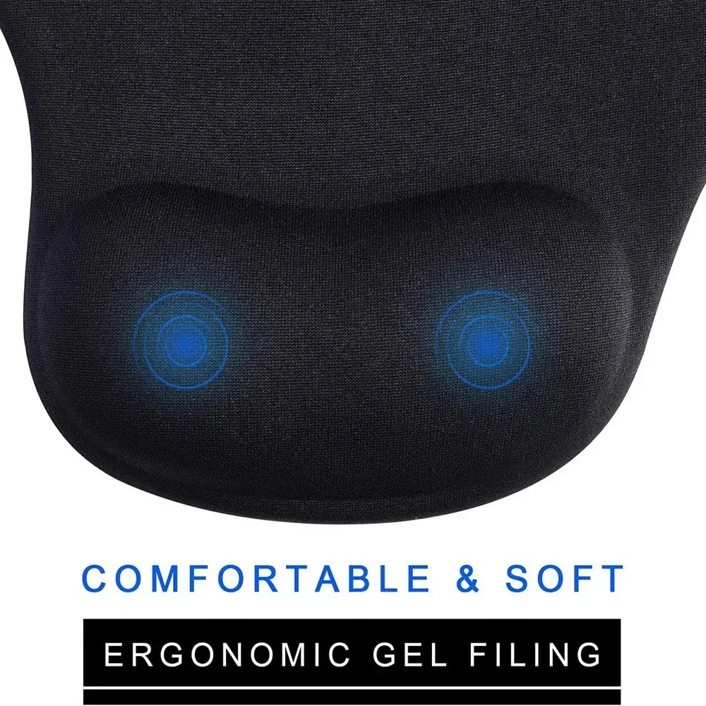 Color: Pearl white - Mouse Pad Desk Mat for PC Laptop Ergonomic Non-Slip Mousepads Wrist Pad Rose Gold Series Office Accessories Mouse Mats