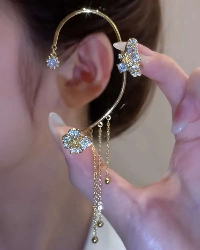 ✨Butterfly tassel style earrings
