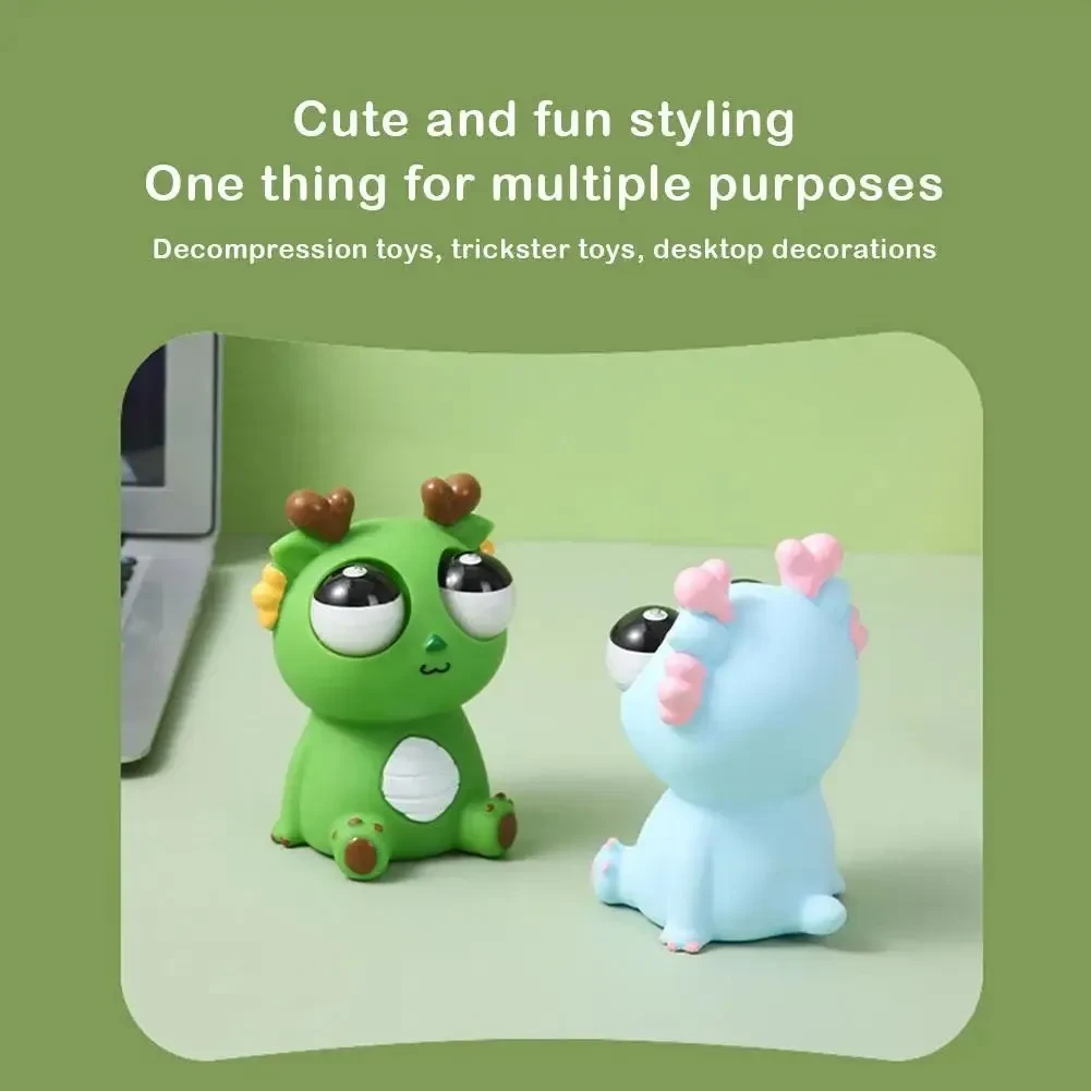 Eyeball Burst Squeeze Toy Eyeball Burst Dragon Cute Staring Dragon Stress Relief Artifact Pinch Toys Kids Stress Relief